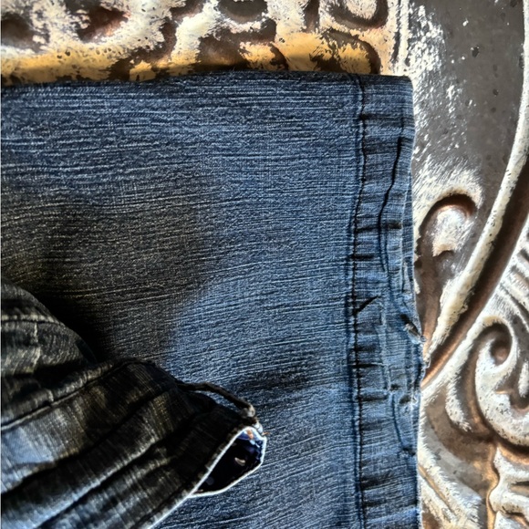VINTAGE Forever 21 Blue Denim Trouser Jeans Wide Leg 30 - Picture 6 of 6